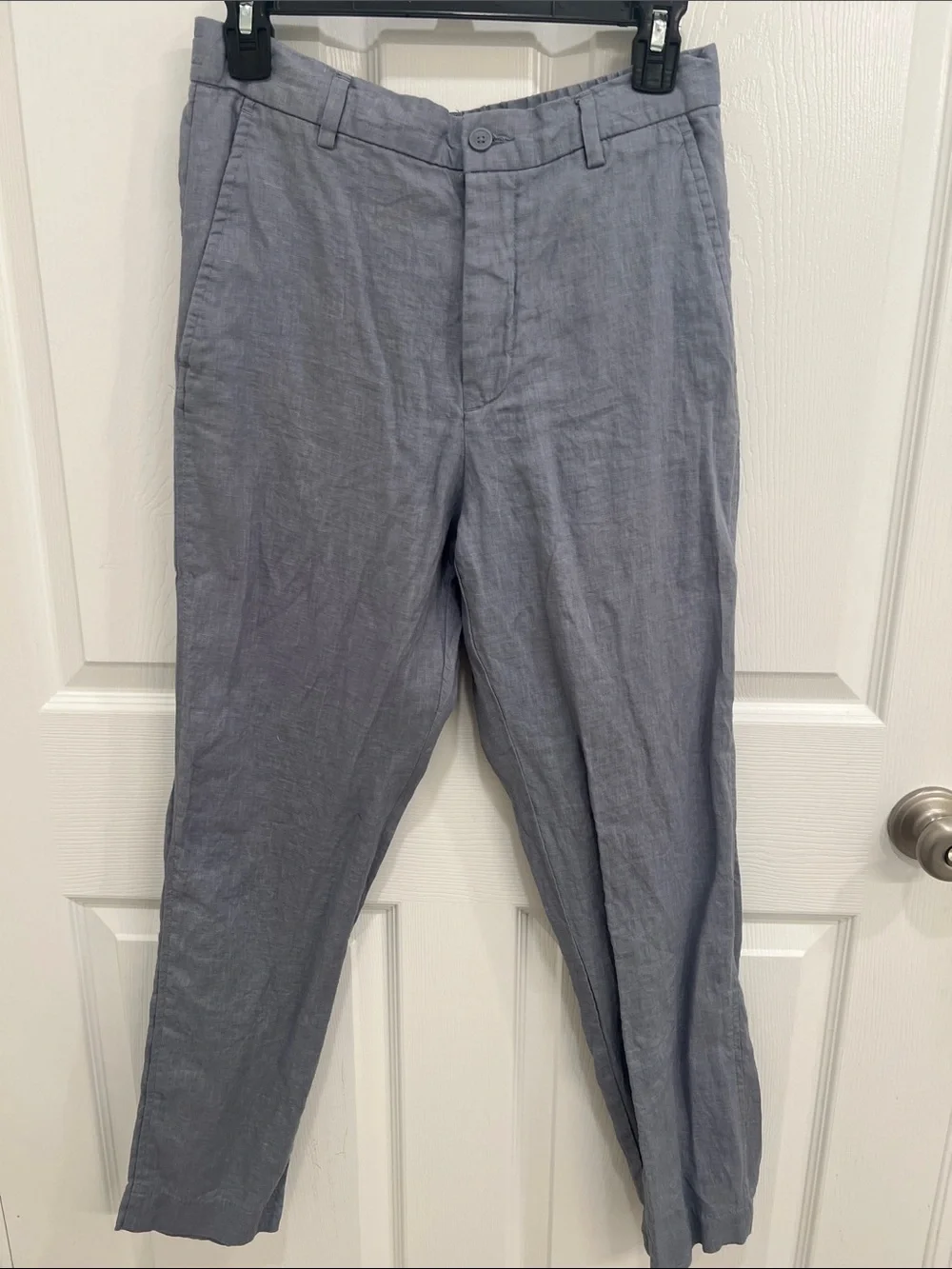 Zara (men’s) Linen Pants Light Blue